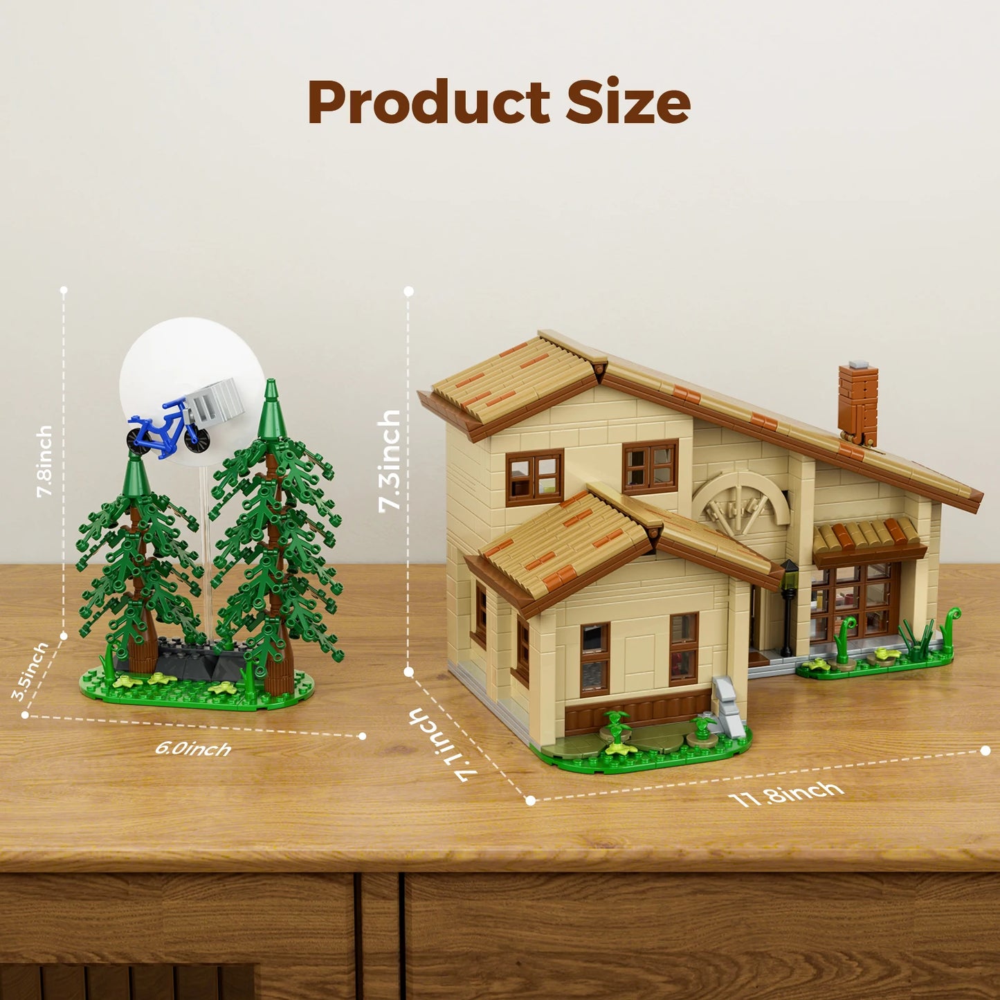 The Extra-Terrestrial House Building Blocks Set Christmas Gift for Fans and Adults (1452 PCS)