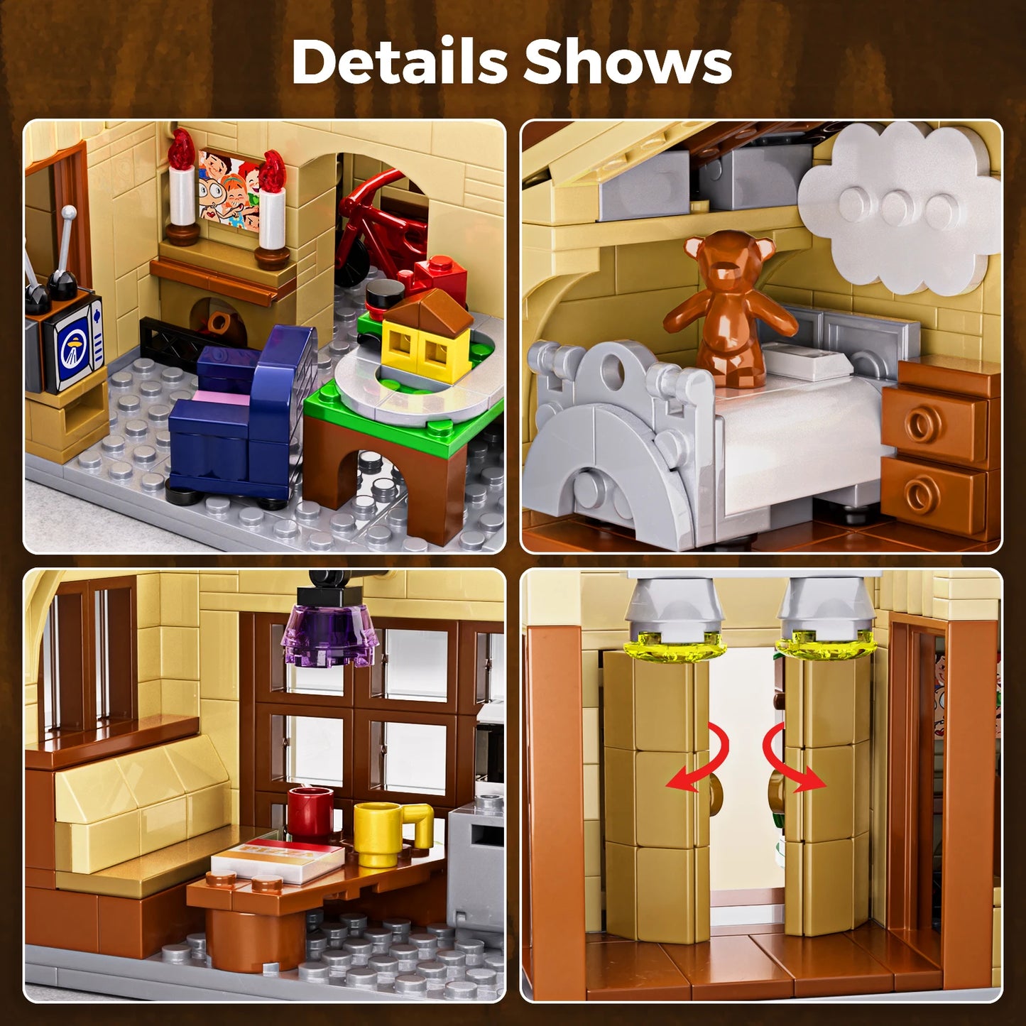 The Extra-Terrestrial House Building Blocks Set Christmas Gift for Fans and Adults (1452 PCS)