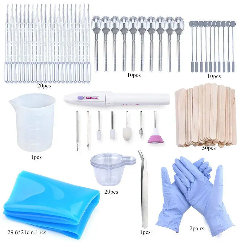 Epoxy Resin Pigment Kit Liquid Colorant Dye Powder for Art Crafts Jewelry Making and DIY Projects