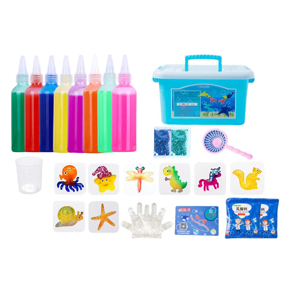 DIY Magic Water Elf Toy Kit For Kids 12 And Up Handmade Craft Painting Gel Ocean Mold Montessori Education Gift