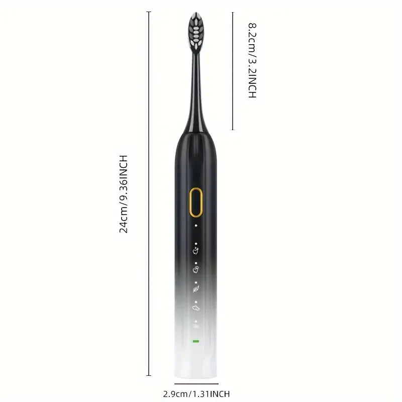 Electric Toothbrush Rotary Cleaning Teeth Brush Waterproof Electronic Tooth Brush and Timer Rechargeable Toothbrush with 10 Head