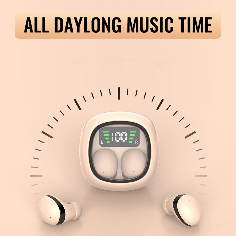 SK TWS Mini Bluetooth Wireless Earphones In-Ear Music Headphones HIFI Stereo Sports Waterproof Earbuds Headset With Mic