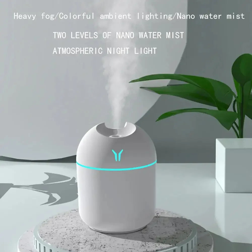 ATMDOG 250ML Car Humidifier Aromatherapy Diffuser USB Powered Quiet Operation Auto Shut Off For Car Use