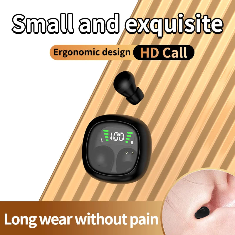 SK TWS Mini Bluetooth Wireless Earphones In-Ear Music Headphones HIFI Stereo Sports Waterproof Earbuds Headset With Mic