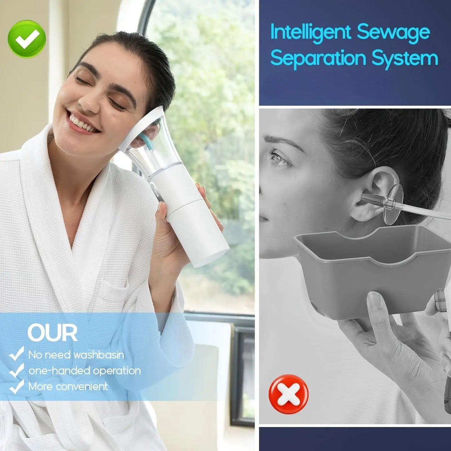 Portable Electric Ear Wax Removal Device With Four Modes Safe Ear Irrigation Tool For Home Use