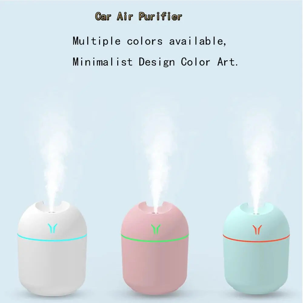 ATMDOG 250ML Car Humidifier Aromatherapy Diffuser USB Powered Quiet Operation Auto Shut Off For Car Use