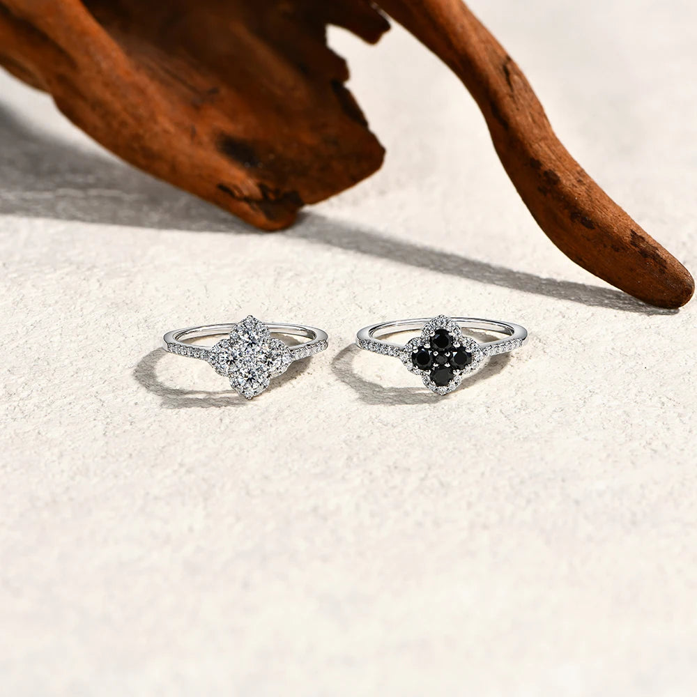 Moissanite Ring D Color VVS1 925 Sterling Silver For Women Jewelry Birthday Gift Shipping From USA