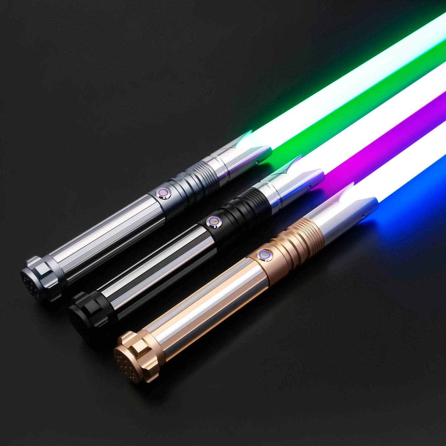 TXQSABER Heavy Dueling Jedi Lightsaber SNV4 PRO With Blaster Smooth Swing Metal Hilt For Adult Cosplay