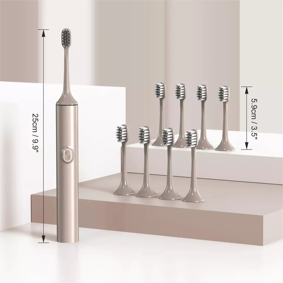 SEJOY Electric Toothbrush with 8 Brush Heads for Adults Rechargeable Toothbrush