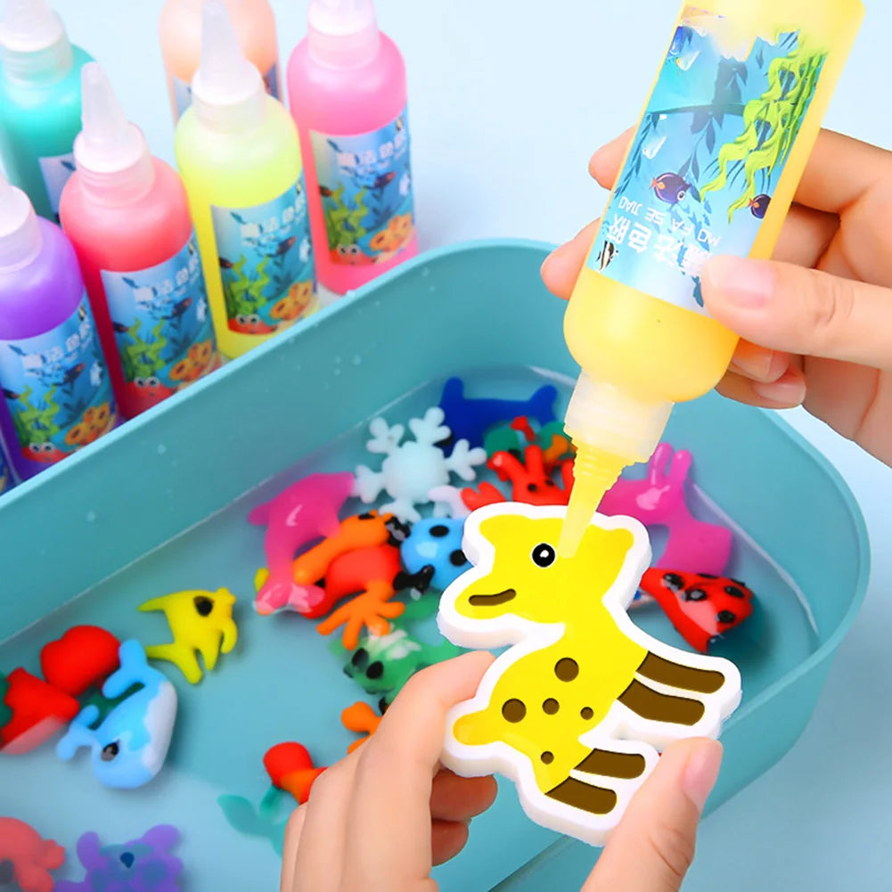 DIY Magic Water Elf Toy Kit For Kids 12 And Up Handmade Craft Painting Gel Ocean Mold Montessori Education Gift