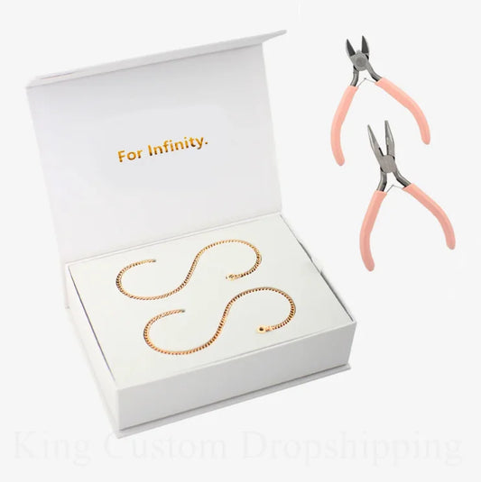 Permanent Eternal Bracelet Kit For Couples Do It Yourself Jewelry Valentine Gift For Lovers