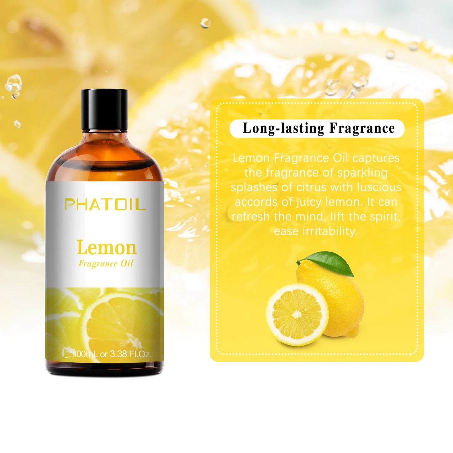 PHATOIL 100ML Fruit Fragrance Oil for Aroma Diffuser Candles Soap Making Coconut Vanilla Green Apple Cranberry Cucumber Melon