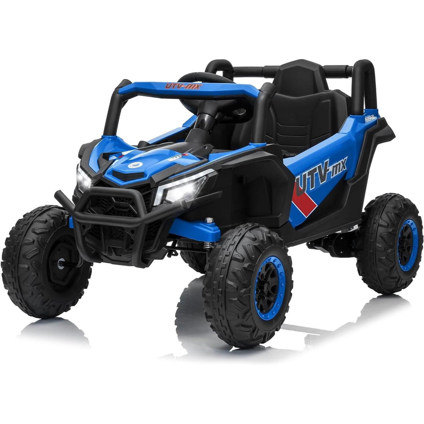 12V Kids Ride On Car UTV With Remote Control Switchable 4WD And 2WD Four Wheel Drive Electric Vehicle For Ages 3 To 8