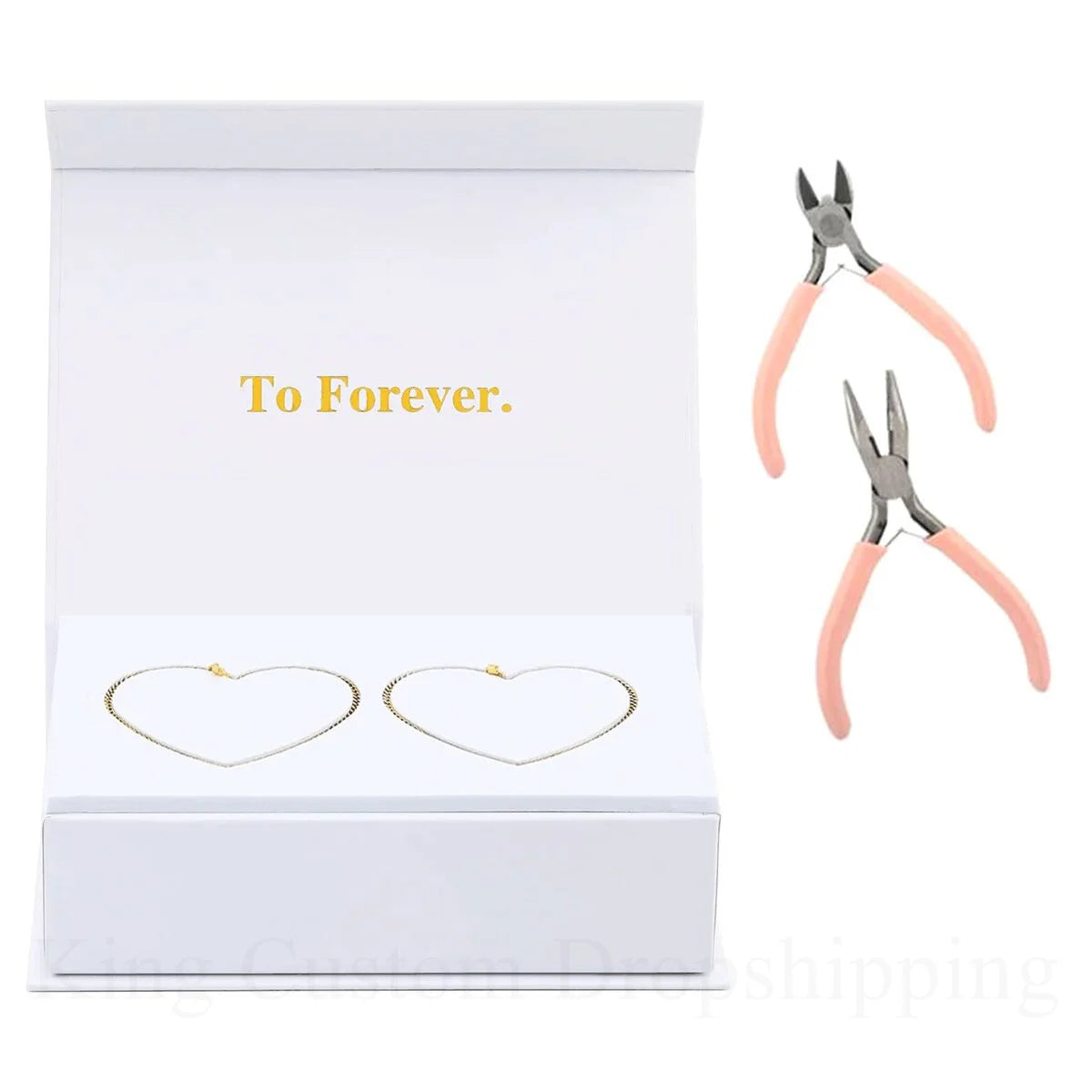 Permanent Eternal Bracelet Kit For Couples Do It Yourself Jewelry Valentine Gift For Lovers