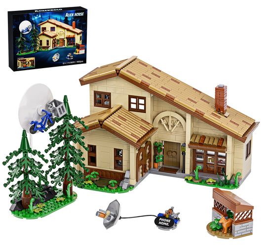 The Extra-Terrestrial House Building Blocks Set Christmas Gift for Fans and Adults (1452 PCS)