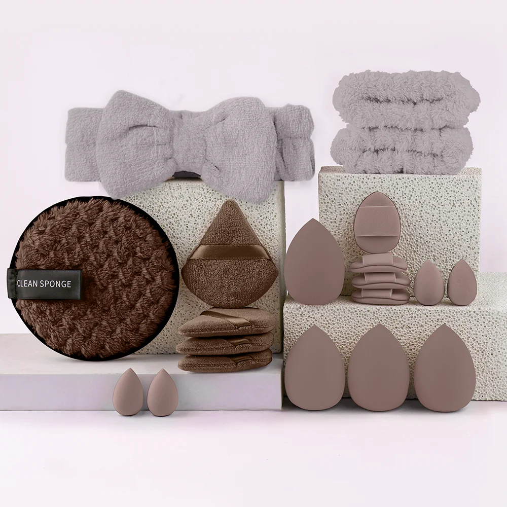 3 To 20 Pcs Premium Makeup Brushes Set Soft Fluffy Synthetic Bristles For Foundation Eyeshadow Blush Kabuki Tools