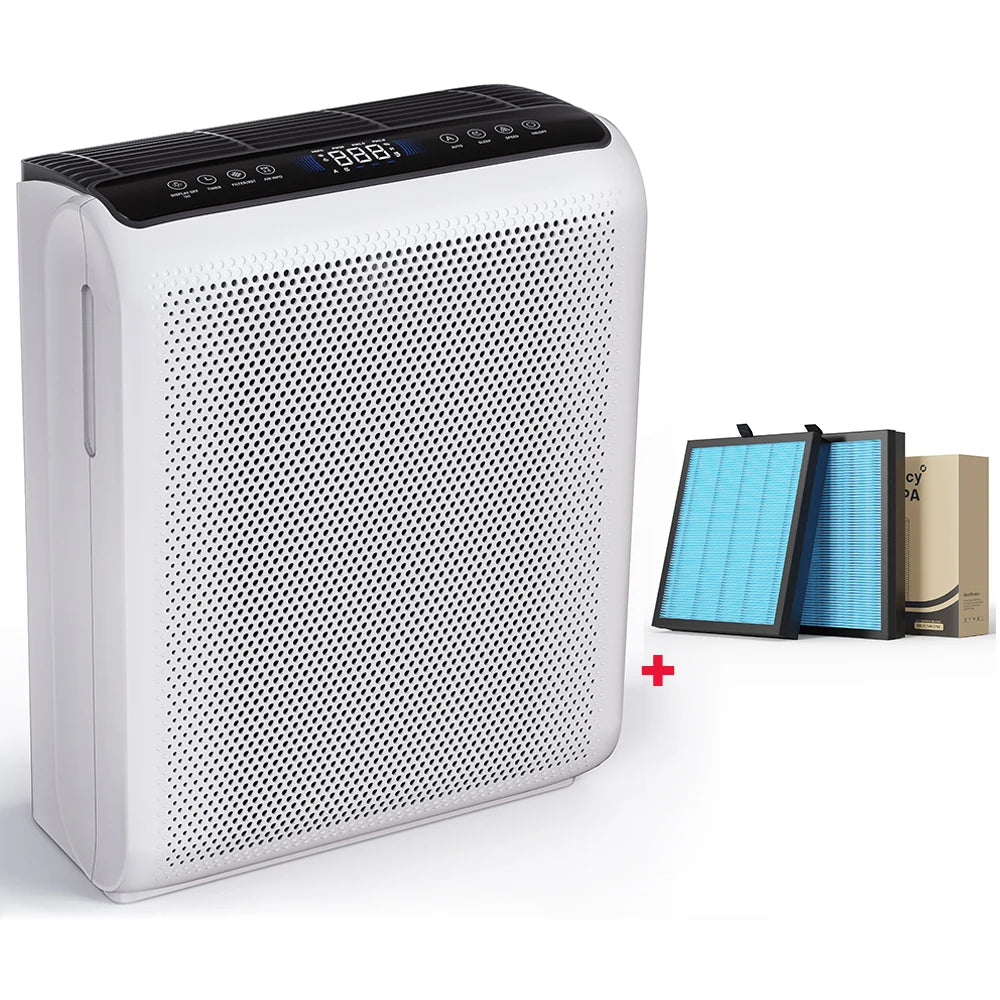 AROEVE MK07 Air Purifier for Pet Dander up to 1504 Sq Ft with Touch Control 3 Speed Smart Timer and Washable Filters