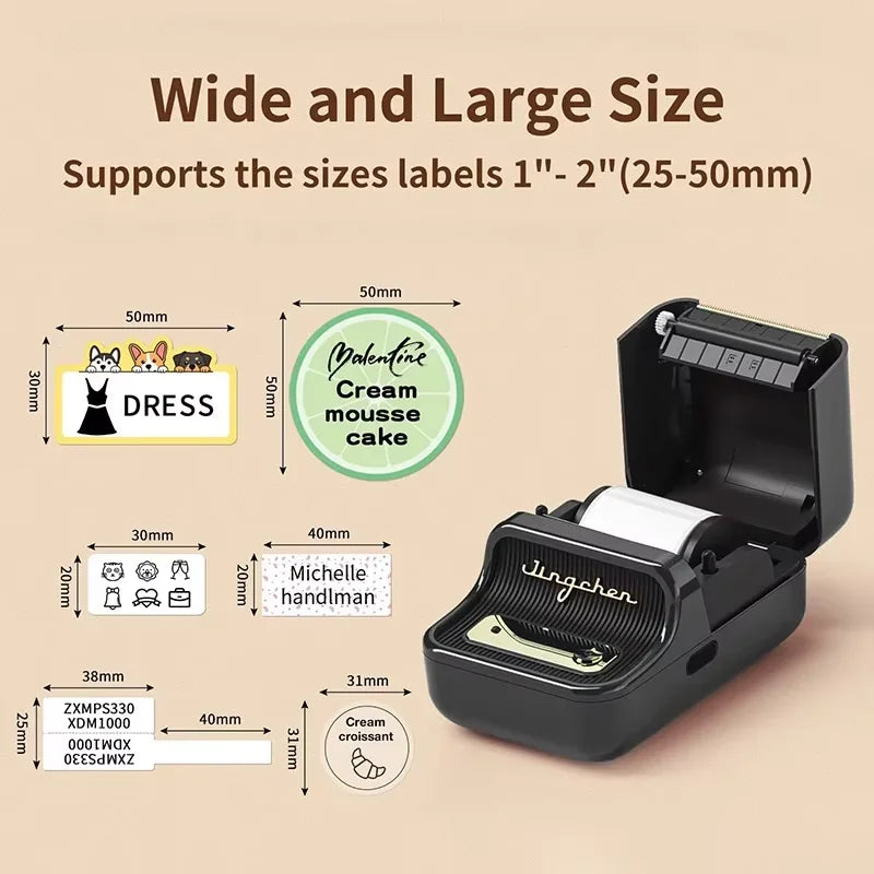 Niimbot B21 Mini Portable Thermal Printer Self-adhesive Label Printer Portable Inkless