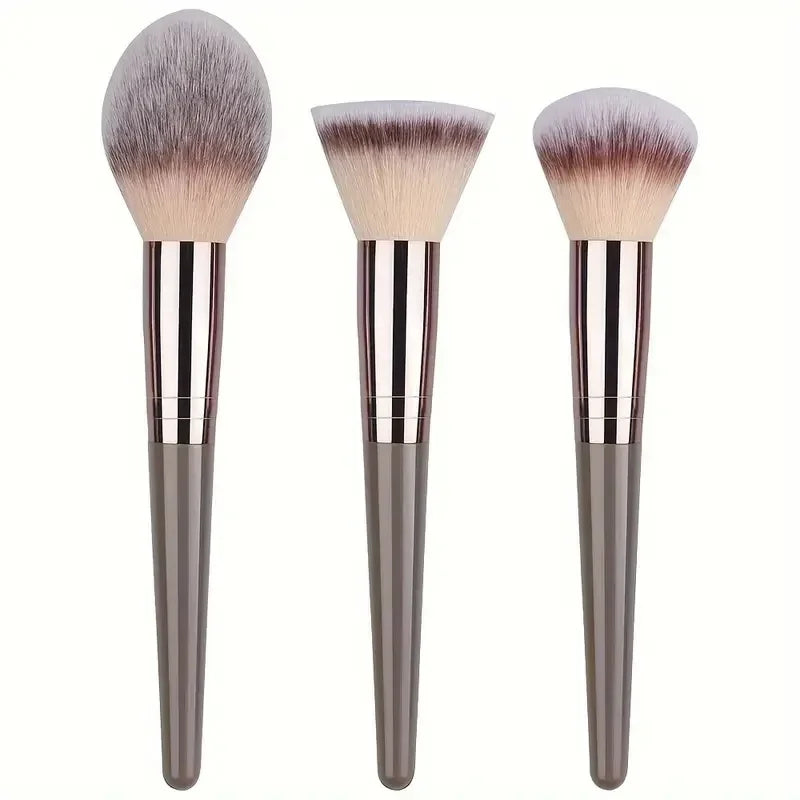 3 To 20 Pcs Premium Makeup Brushes Set Soft Fluffy Synthetic Bristles For Foundation Eyeshadow Blush Kabuki Tools