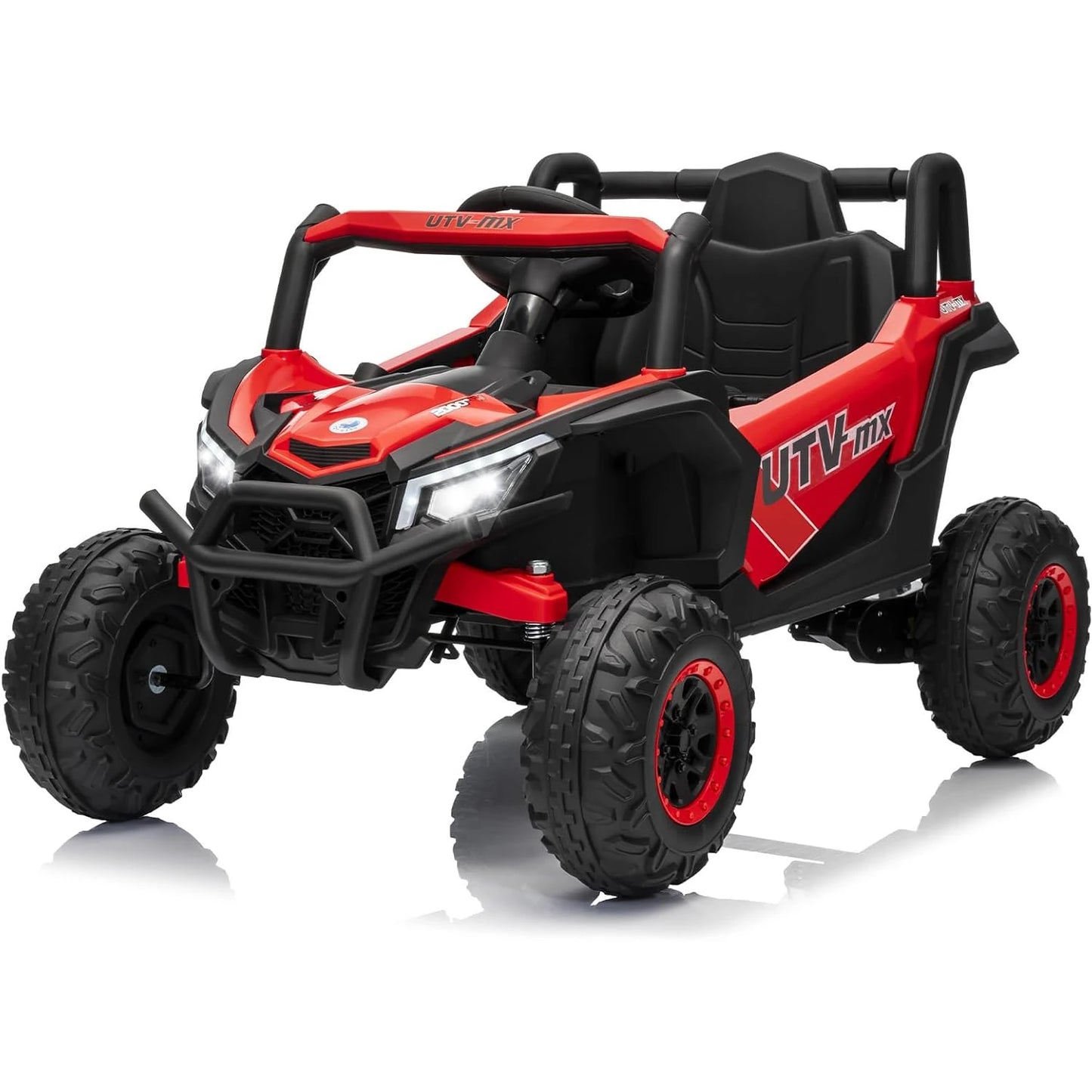 12V Kids Ride On Car UTV With Remote Control Switchable 4WD And 2WD Four Wheel Drive Electric Vehicle For Ages 3 To 8