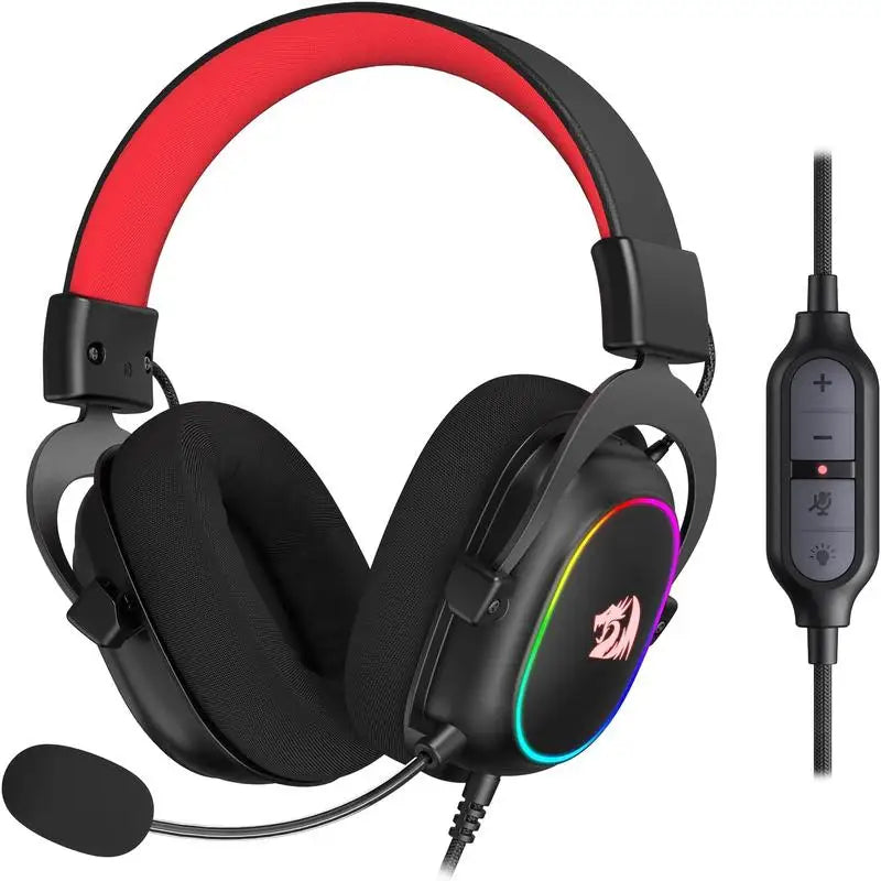 Redragon H510 Zeus X RGB Wired Gaming Headset 7.1 Surround Sound Across Platforms