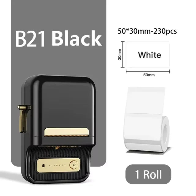 Niimbot B21 Mini Portable Thermal Printer Self-adhesive Label Printer Portable Inkless