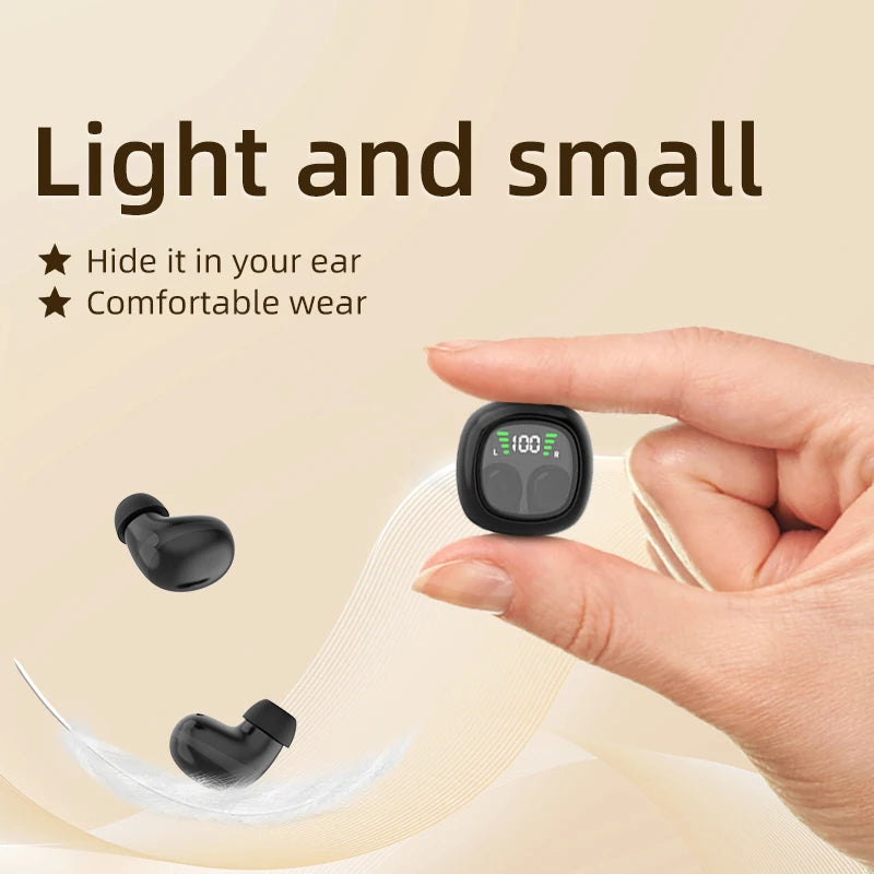 SK TWS Mini Bluetooth Wireless Earphones In-Ear Music Headphones HIFI Stereo Sports Waterproof Earbuds Headset With Mic