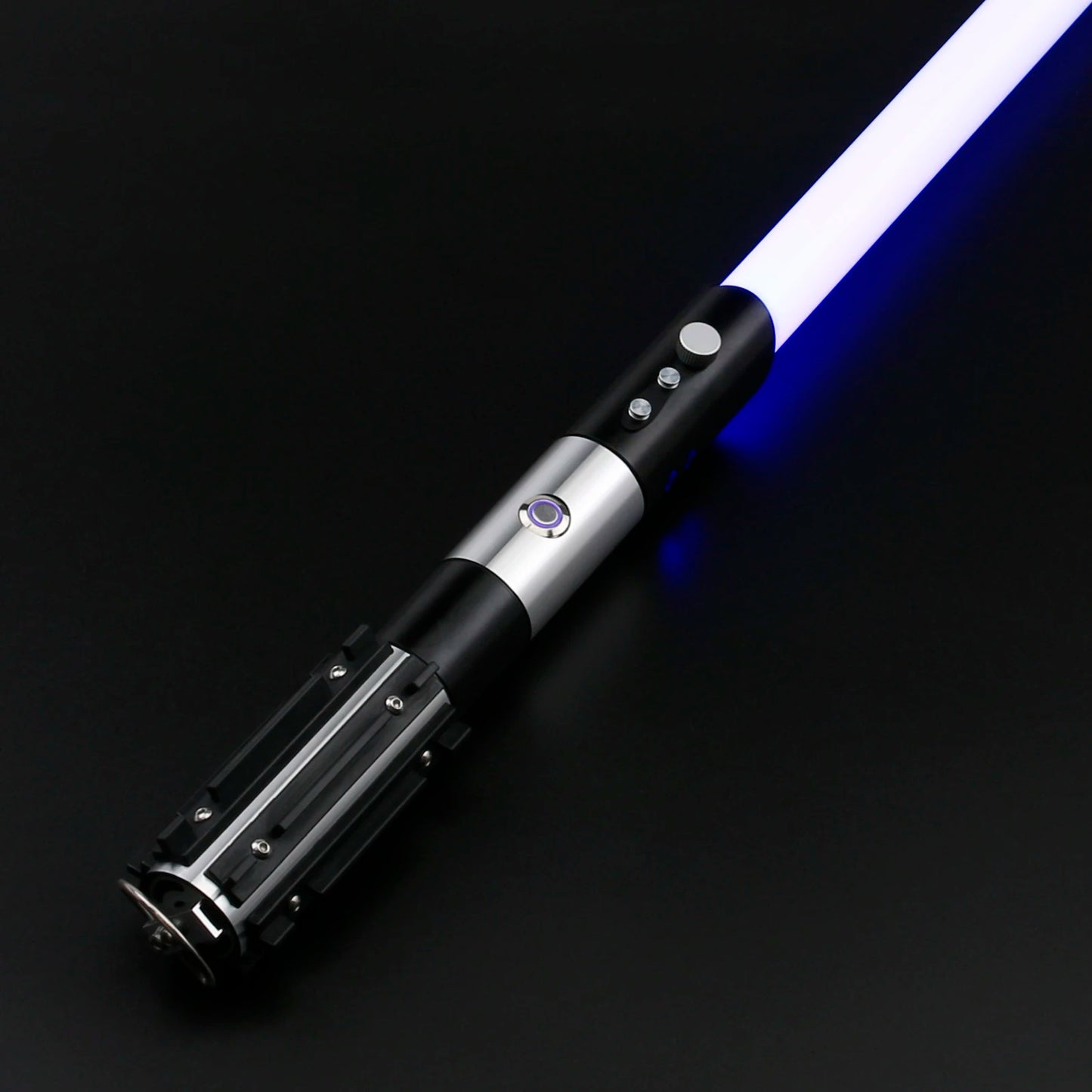 TXQSABER Heavy Dueling Jedi Lightsaber SNV4 PRO With Blaster Smooth Swing Metal Hilt For Adult Cosplay