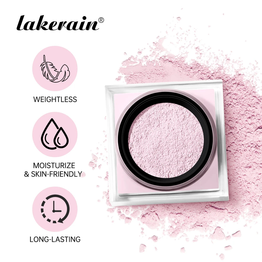 Loose Baking&Setting Powder Long Lasting Oil Control Natural Face Matte Waterproof Brighten Loose Powder Makeup Cosmetics
