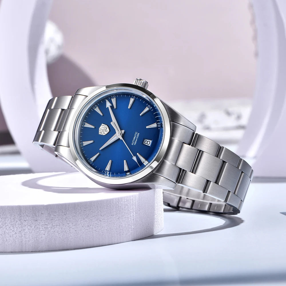 Pagani Design Men's NH35 Automatic Mechanical Watch Stainless Steel 39mm Case Sapphire Crystal Water Resistant