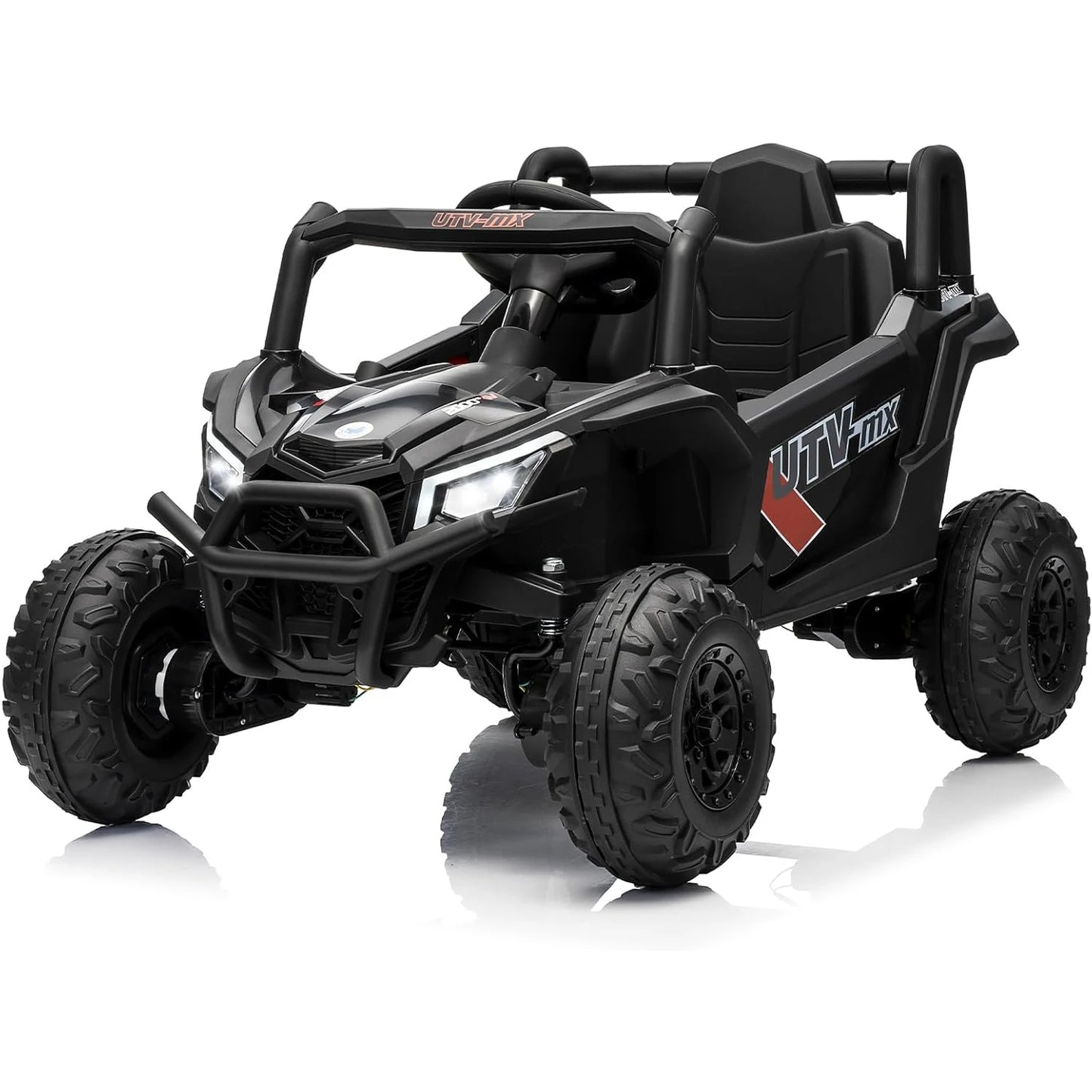 12V Kids Ride On Car UTV With Remote Control Switchable 4WD And 2WD Four Wheel Drive Electric Vehicle For Ages 3 To 8