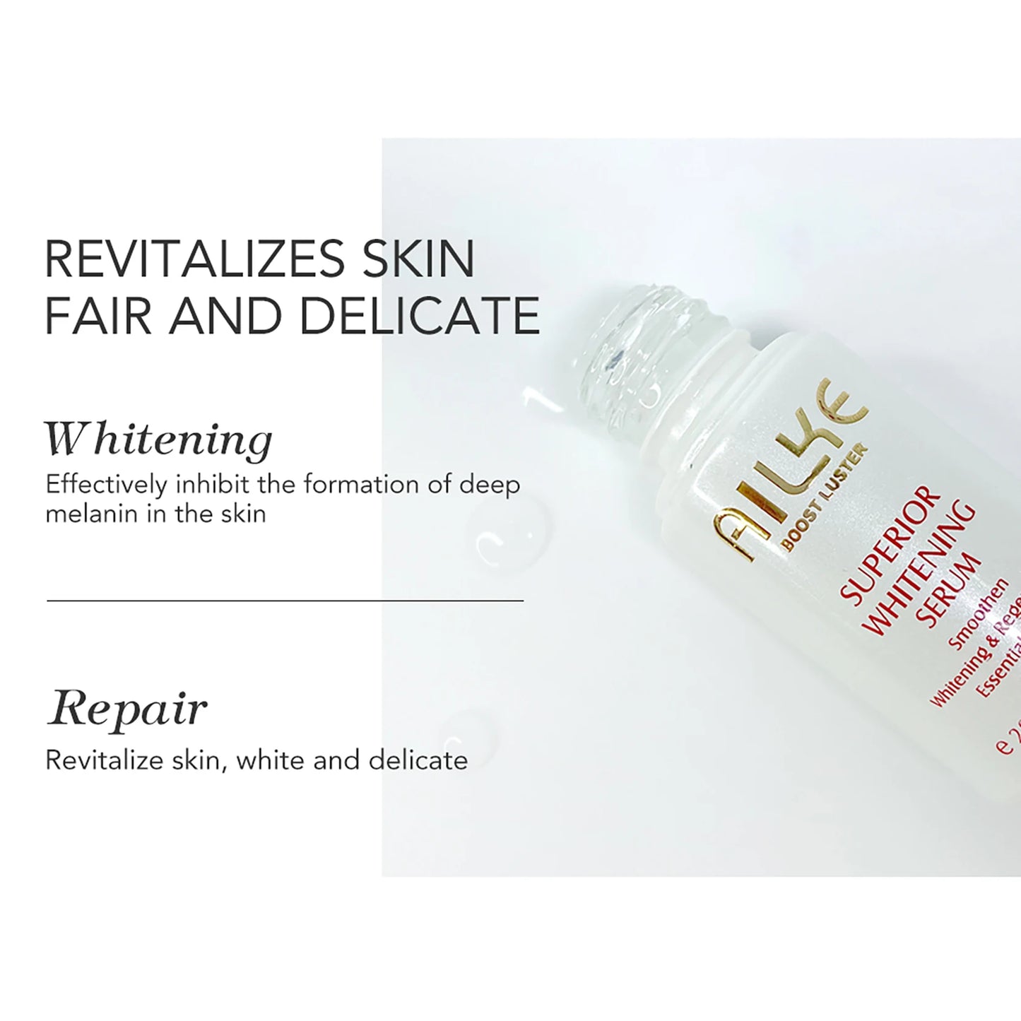 AILKE Lightening Face Cream With Sodium Hyaluronate Whitening Anti Aging Moisturizing Hydrating Firming Bright Clear Skin