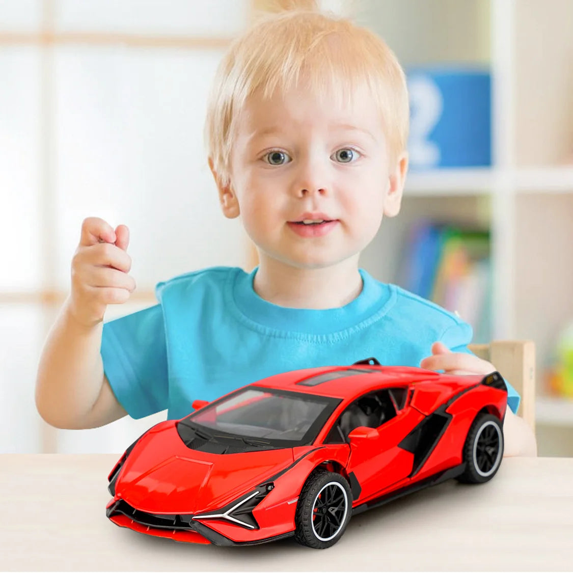 Simulation 1:32 Lambo Alloy Super Car Model Sound Light Collective Miniature Voiture Children Boy Diecast Toy Vehicle