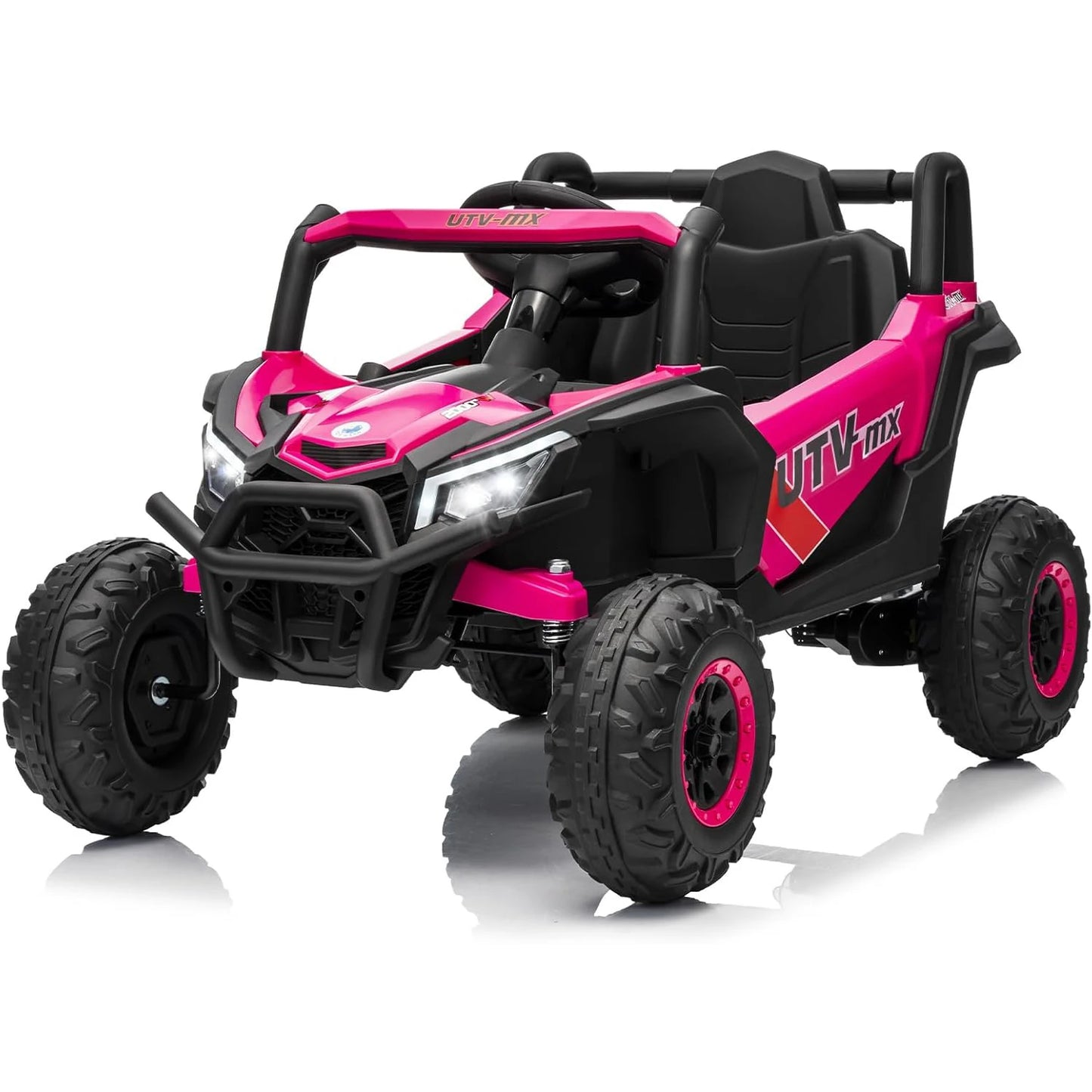12V Kids Ride On Car UTV With Remote Control Switchable 4WD And 2WD Four Wheel Drive Electric Vehicle For Ages 3 To 8
