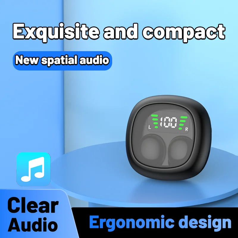 SK TWS Mini Bluetooth Wireless Earphones In-Ear Music Headphones HIFI Stereo Sports Waterproof Earbuds Headset With Mic