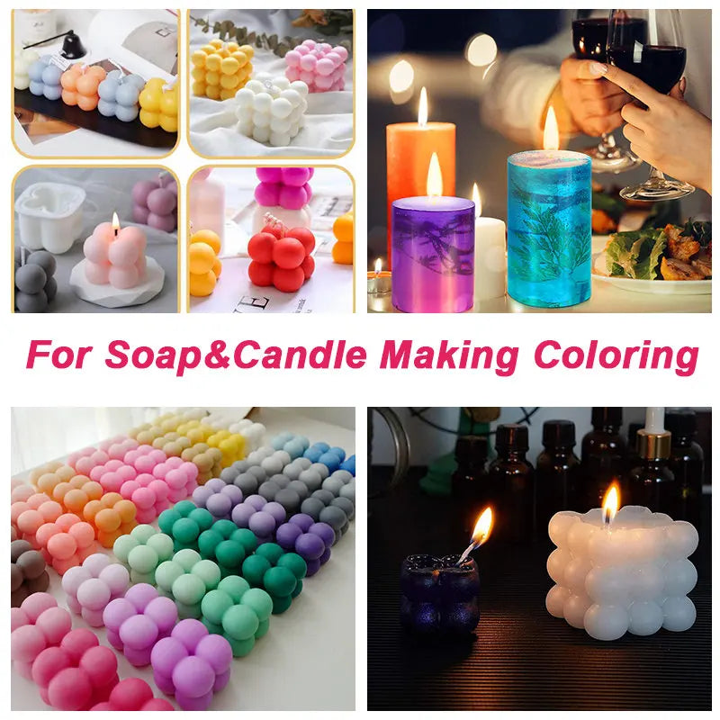 Epoxy Resin Pigment Kit Liquid Colorant Dye Powder for Art Crafts Jewelry Making and DIY Projects