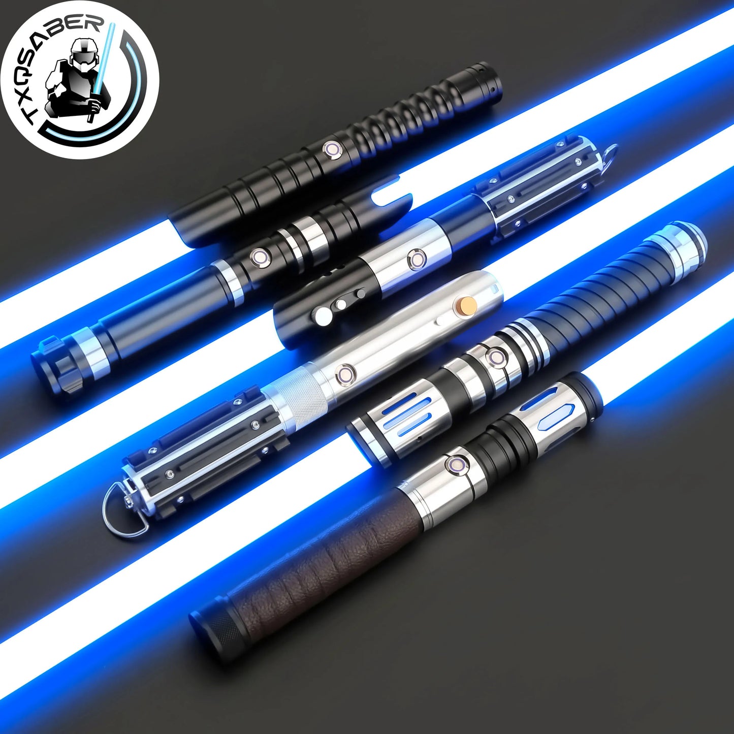 TXQSABER Heavy Dueling Jedi Lightsaber SNV4 PRO With Blaster Smooth Swing Metal Hilt For Adult Cosplay